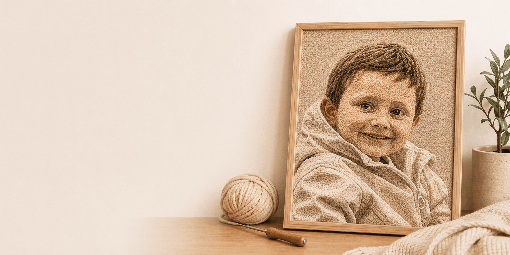 Gileem app guiding you through your DIY knit carpet project